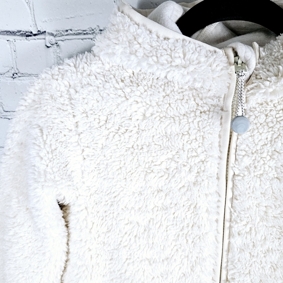 ATHLETA GIRL | plush full zip teddy sweater hoodie - Picture 2 of 8